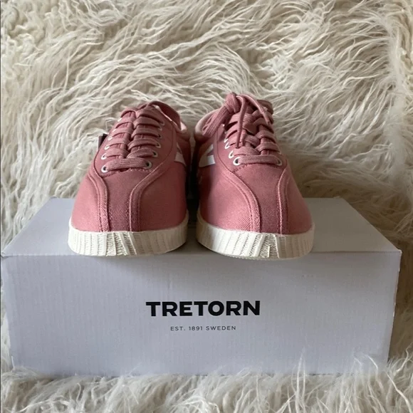 Tretorn Nylite Plus Canvas Retro Sneakers, Blush, Size 9 Women’s, NWT - Picture 7 of 7
